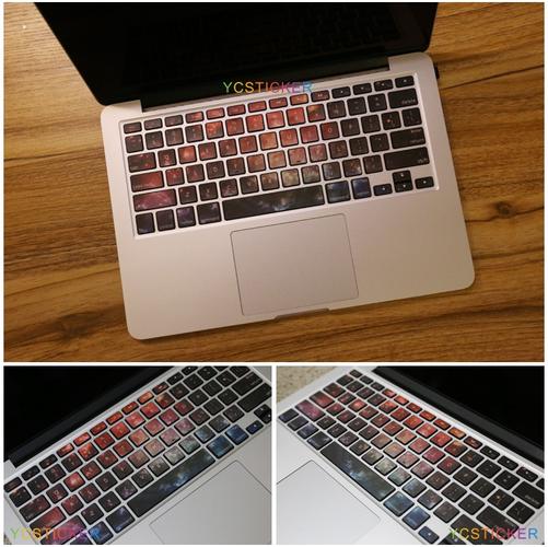 工厂电脑配件乙烯基可移动笔记本 diy 装饰键盘贴纸的 macbook 与可