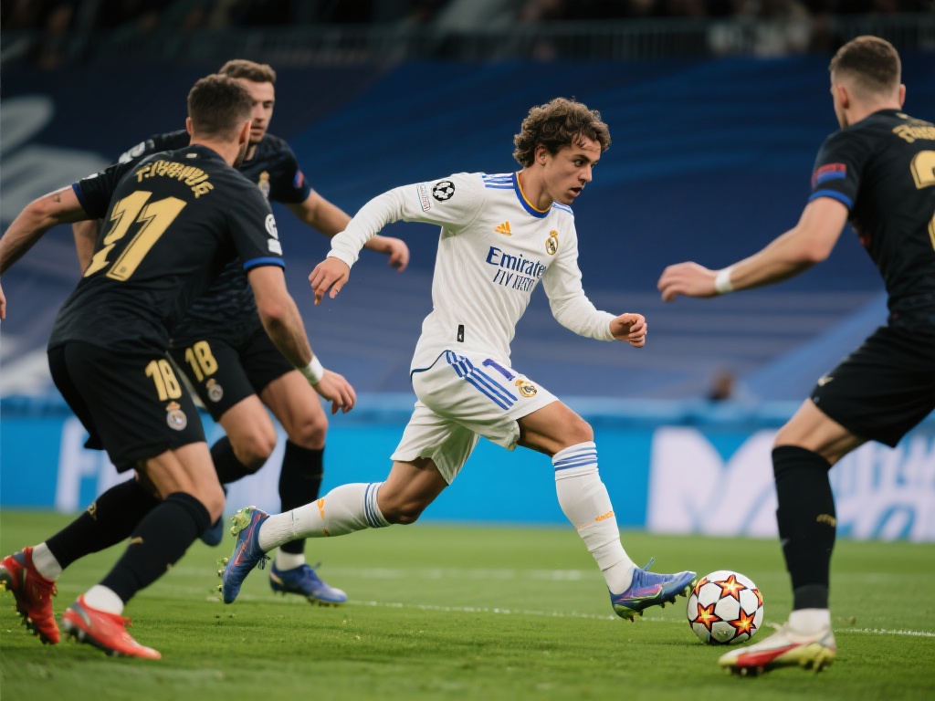 皇马英雄1V3蝴蝶步绝杀 怒吼反击西蒙尼蔑视 这位“天降神兵”开场不算多么显眼,却在一